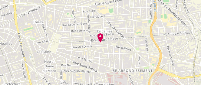 Plan de La Huche d'Or, 112 Boulevard Chave, 13005 Marseille