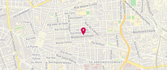 Plan de Les Mains Libres, 117 Boulevard Chave, 13005 Marseille