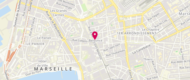 Plan de Les Délices Pâtisserie d'Aix, 1 Rue Nationale, 13001 Marseille