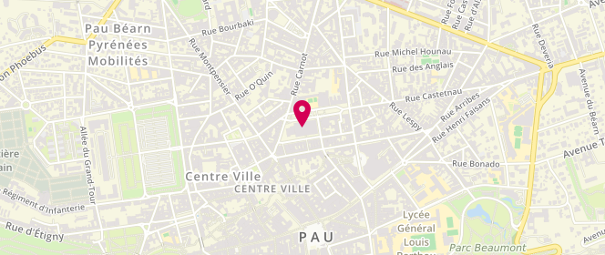 Plan de Le Fromentier, 8 Rue Carnot, 64000 Pau
