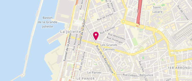 Plan de Le Panificateur, 94 Rue de la République, 13002 Marseille