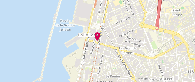 Plan de Boulangerie la Fournée des Manus, 102 Boulevard des Dames, 13002 Marseille