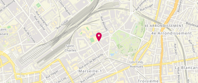 Plan de Boulangerie de St Charles, 42 Boulevard Camille Flammarion, 13001 Marseille
