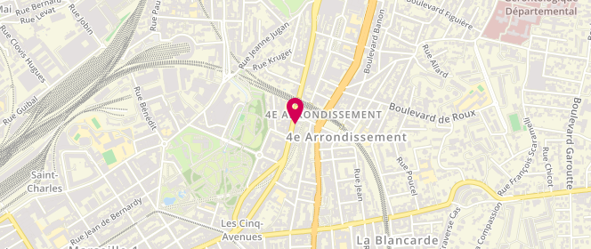 Plan de Les délices de délia, 120 avenue des Chartreux, 13004 Marseille
