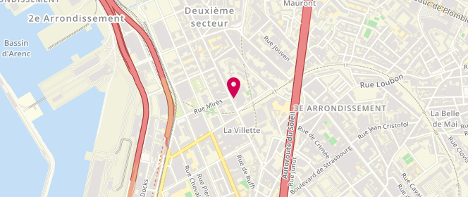 Plan de Le Fournil de Salengro, 50 avenue Roger Salengro, 13003 Marseille