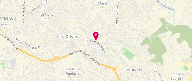 Plan de Societe Rivas, 77 Avenue des Poilus Les Olives, 13013 Marseille