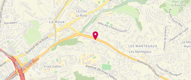 Plan de L'Atelier Antik, 44 avenue des Olives, 13013 Marseille