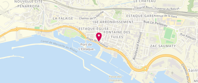 Plan de Boulangerie Hat's, 48 Plage de l'Estaque, 13016 Marseille
