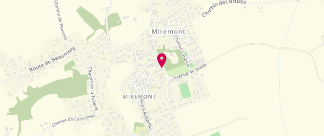 Plan de F & M Boulangerie, 54 Route des Pyrénées, 31190 Miremont