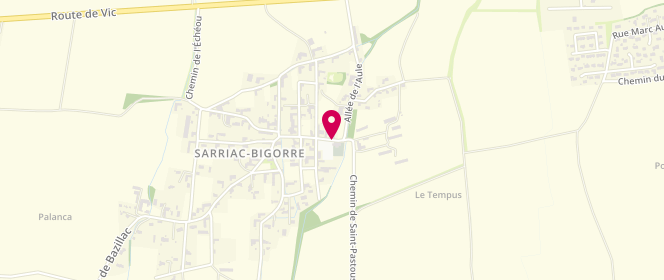 Plan de Boulangerie Esquinance, Rue de L&#039;Eglise, 65140 Rabastens-de-Bigorre