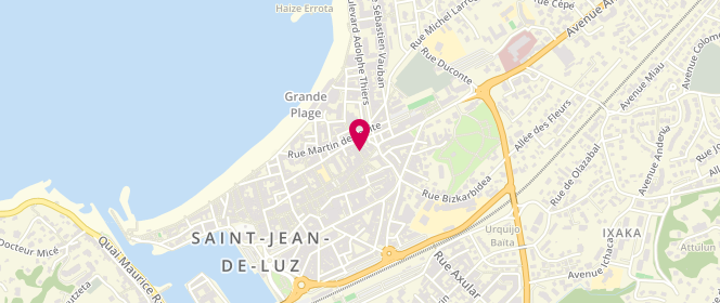 Plan de Boulangerie Labechiloa, 8 Rue Louis-Fortuné Loquin, 64500 Saint-Jean-de-Luz