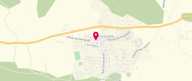 Plan de Boulangerie-Patisserie Chez Gege, 22 Grand Rue, 83170 Rougiers