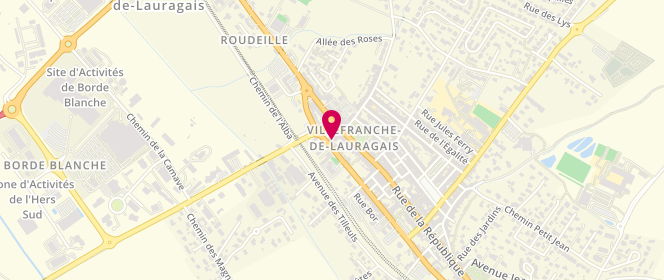 Plan de La Boulangerie de Villefranche, 108 avenue de la Fontasse, 31290 Villefranche-de-Lauragais