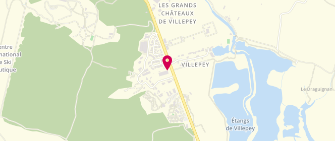 Plan de Boulangerie Marie Blachere, Route de Roquebrune allée des Petits Châteaux de Villepey, 83370 Fréjus