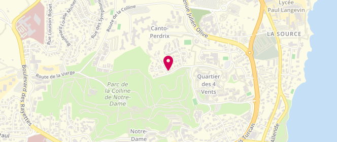 Plan de Boulangerie des 3 Tours, Avenue Canto Perdrix, 13500 Martigues