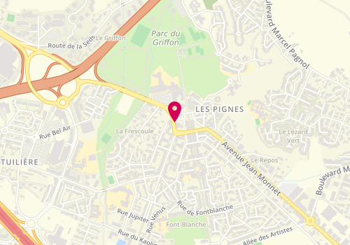 Plan de La Nougatine, 115 avenue Jean Monnet, 13127 Vitrolles