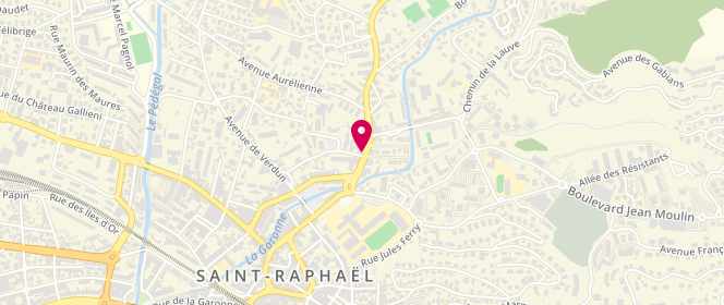 Plan de BASILINE St Raphaël, 447 avenue de Valescure, 83700 Saint-Raphaël