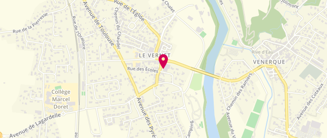 Plan de Carrefour City, 2 avenue du Lauragais, 31810 Vernet