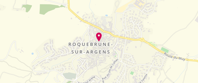 Plan de Boulangerie du Rocher, 19 Rue Grande André Cabasse, 83520 Roquebrune-sur-Argens