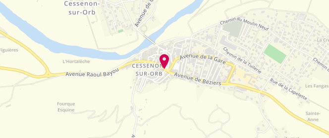 Plan de ASSEMAT Fabrice, 8 Place du Marché, 34460 Cessenon-sur-Orb