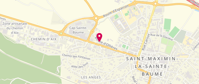 Plan de Boulangerie de Marie, 342 avenue Gabriel Péri, 83470 Saint-Maximin-la-Sainte-Baume