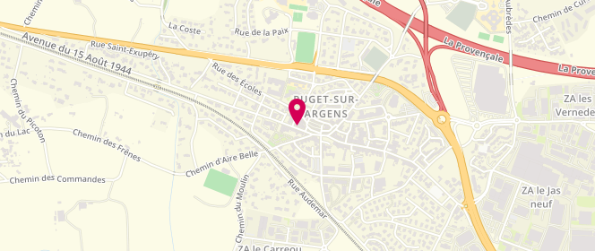 Plan de Basiline, 84 Rue de la Liberté, 83480 Puget-sur-Argens