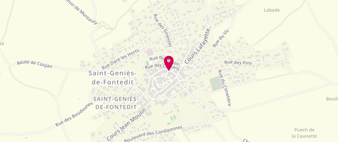 Plan de Boulangerie la Petrie, 11 Cr Louis Philippe, 34480 Saint-Geniès-de-Fontedit
