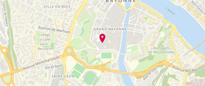 Plan de ARLETTE_Boulangerie - Pâtisserie, 25 Rue d'Espagne, 64100 Bayonne