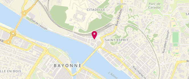 Plan de Au Gâteau Basque de Bayonne, 3 Rue Sainte-Ursule, 64100 Bayonne