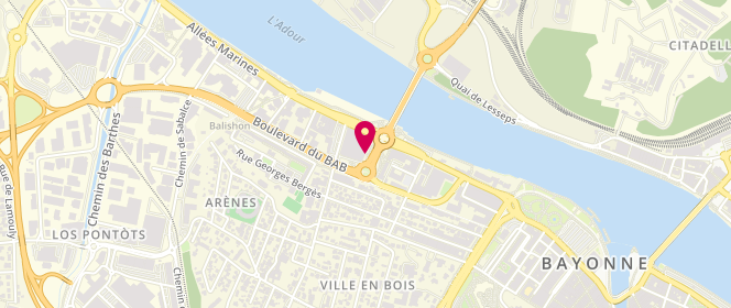 Plan de La Mie Câline, Marinadour
50 avenue Henri Grenet, 64100 Bayonne