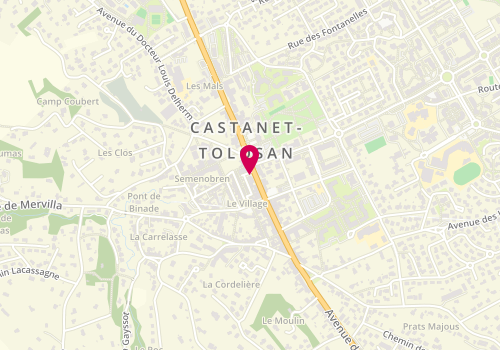 Plan de La Porteuse de Pain, 14 avenue de Toulouse, 31320 Castanet-Tolosan