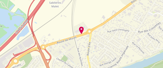 Plan de Boulangerie Marie Blachère, 23 Route Muret, 31120 Portet-sur-Garonne