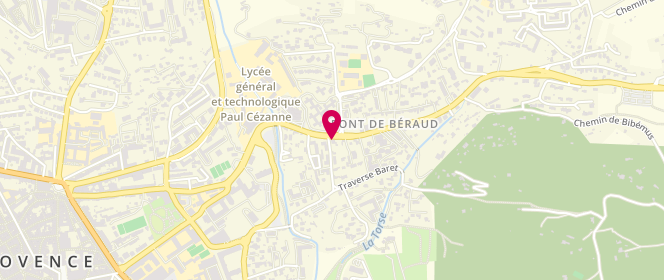 Plan de Chez georges au petit nice, 56 avenue Jean et Marcel Fontenaille, 13090 Aix-en-Provence