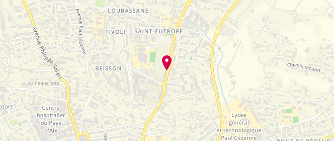 Plan de Le Fournil de Saint Eutrope, 44 Avenue Jules Isaac, 13100 Aix-en-Provence