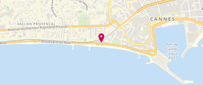 Plan de Boulangerie Raimbault Cannes, 6 Boulevard du Midi Louise Moreau, 06400 Cannes