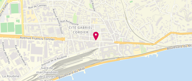Plan de Boulangerie du Marche, 82 avenue Francis Tonner, 06150 Cannes