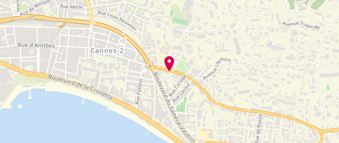 Plan de Boulangerie Cavellier, 14 Avenue du Marechal Juin, 06400 Cannes