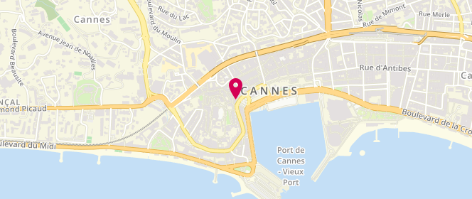 Plan de La Boulangerie Saint Antoine By Mar, 6 Pl. Bernard Cornut Gentille, 06400 Cannes