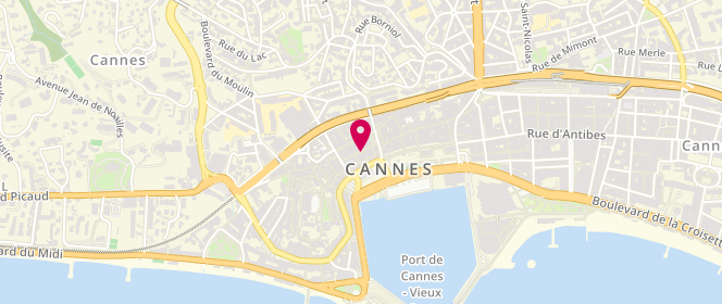 Plan de Sapore Di Pane, Rue du 06400
8 Rue du Marché Forville, 06400 Cannes