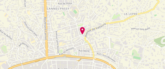 Plan de Boulangerie Jasmin, 5 Rue Marcellin Berthelot, 06400 Cannes