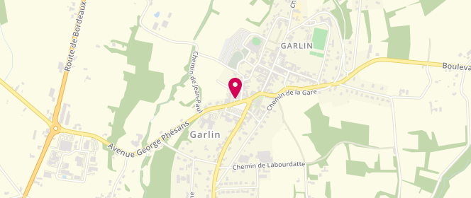 Plan de Le Fournil du Vic Bilh, 10 Place du Petit Marcadieu, 64330 Garlin