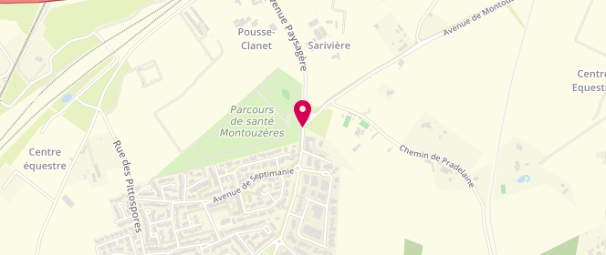Plan de Boulangerie Benoist, 127 avenue du Montpellieret, 34970 Lattes