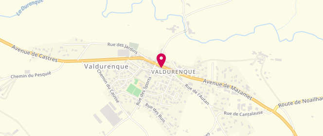 Plan de Le Fournil de Laury et Alex, 13 avenue Louis Raucoules, 81090 Valdurenque