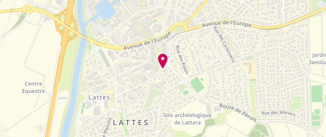 Plan de Arpege, 660 Avenue de Montpellier, 34970 Lattes