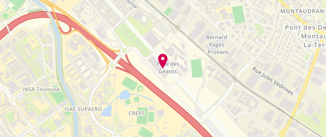 Plan de Les Freres Chapelier, 34 avenue Bernard Maris, 31400 Toulouse