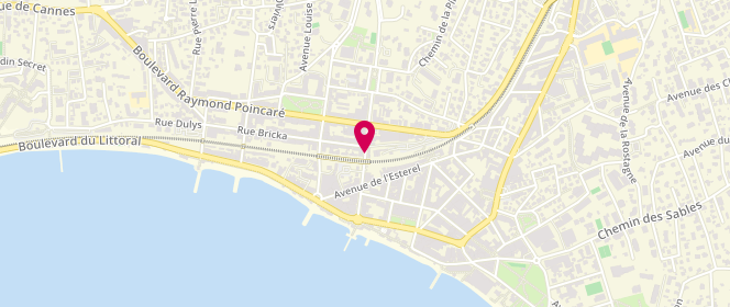 Plan de Boulangerie l'Amiral, 12 avenue Amiral Courbet, 06160 Antibes