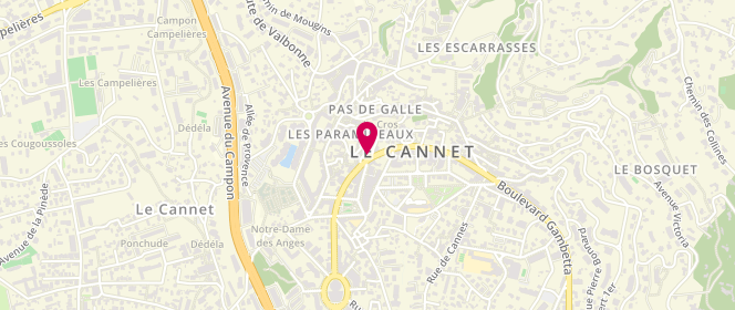 Plan de Les Cousines, 32 Boulevard Sadi Carnot, 06110 Le Cannet