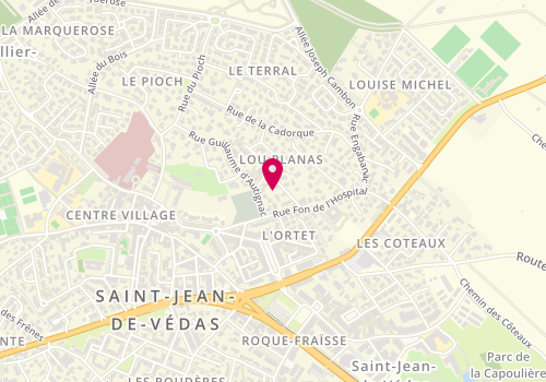 Plan de Le Forunil de Saint Jean, 1 Rue Fontaine de l'Hospital, 34430 Saint-Jean-de-Védas