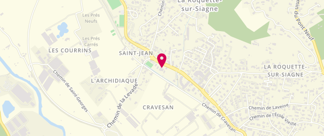 Plan de Pains et Gourmandises, 1175 avenue de la République, 06550 La Roquette-sur-Siagne