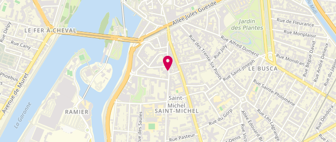 Plan de Les Délices de Viadieu, 91 Rue Achille Viadieu, 31400 Toulouse